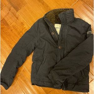 NWT Abercrombie boys warm jacket size L